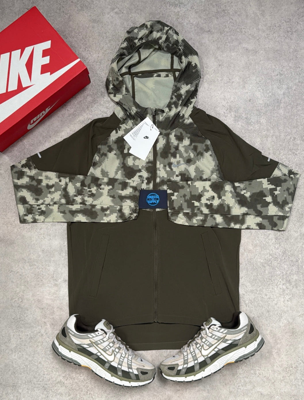 Nike Repel Miller Windrunner Khaki Camo