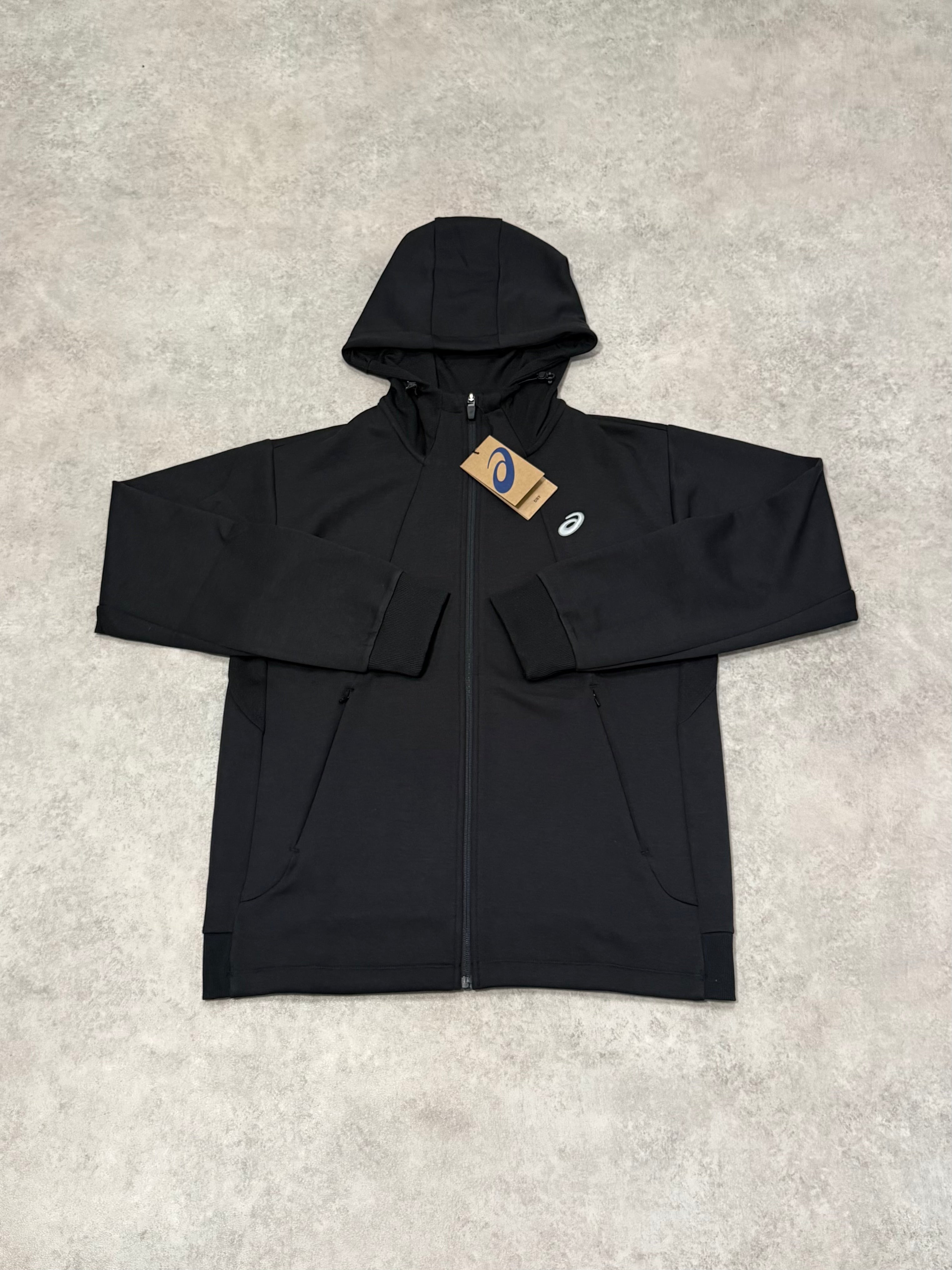 Asics Zip Hoodie - Black