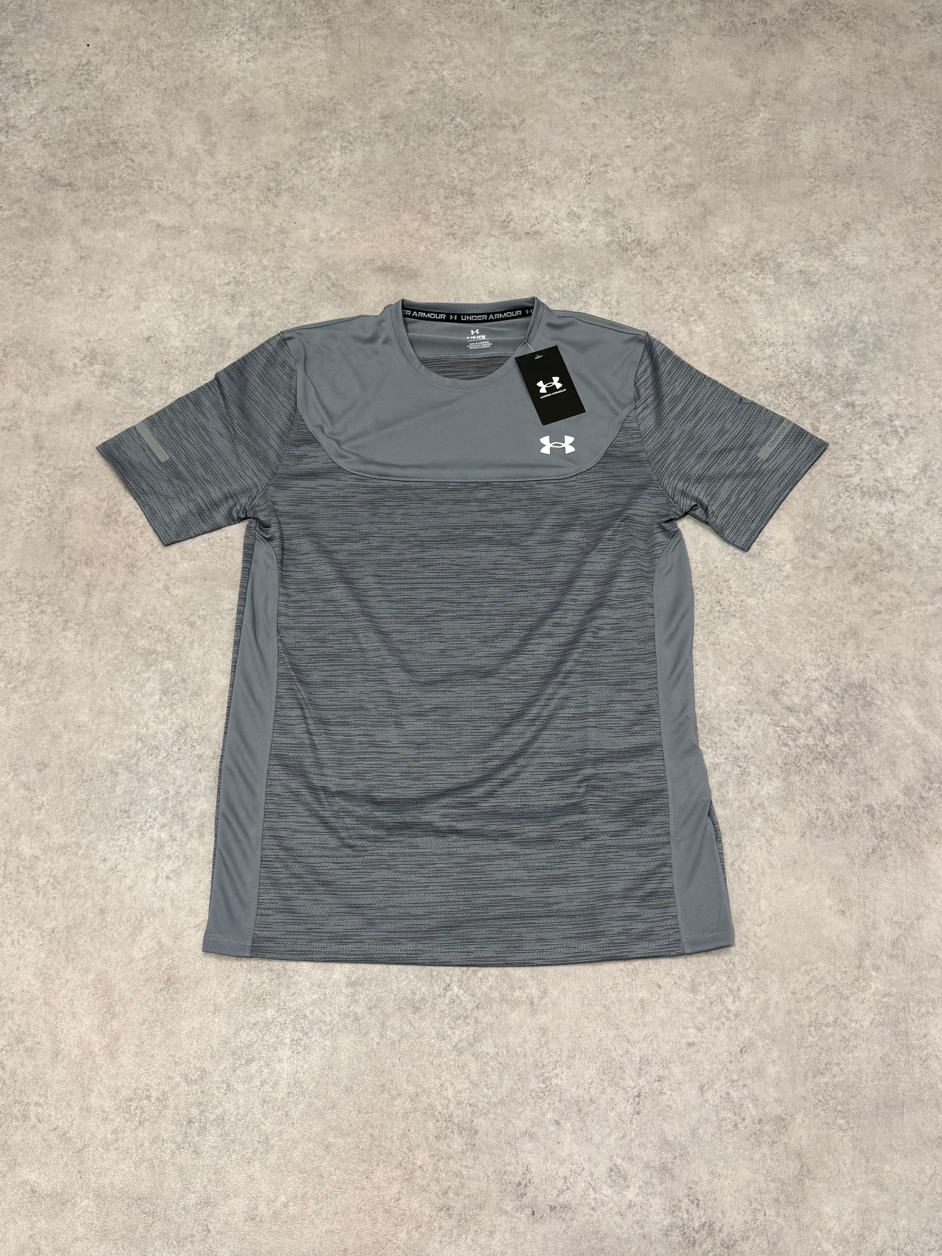 Under Armour Tech Utility T shirt- Grey