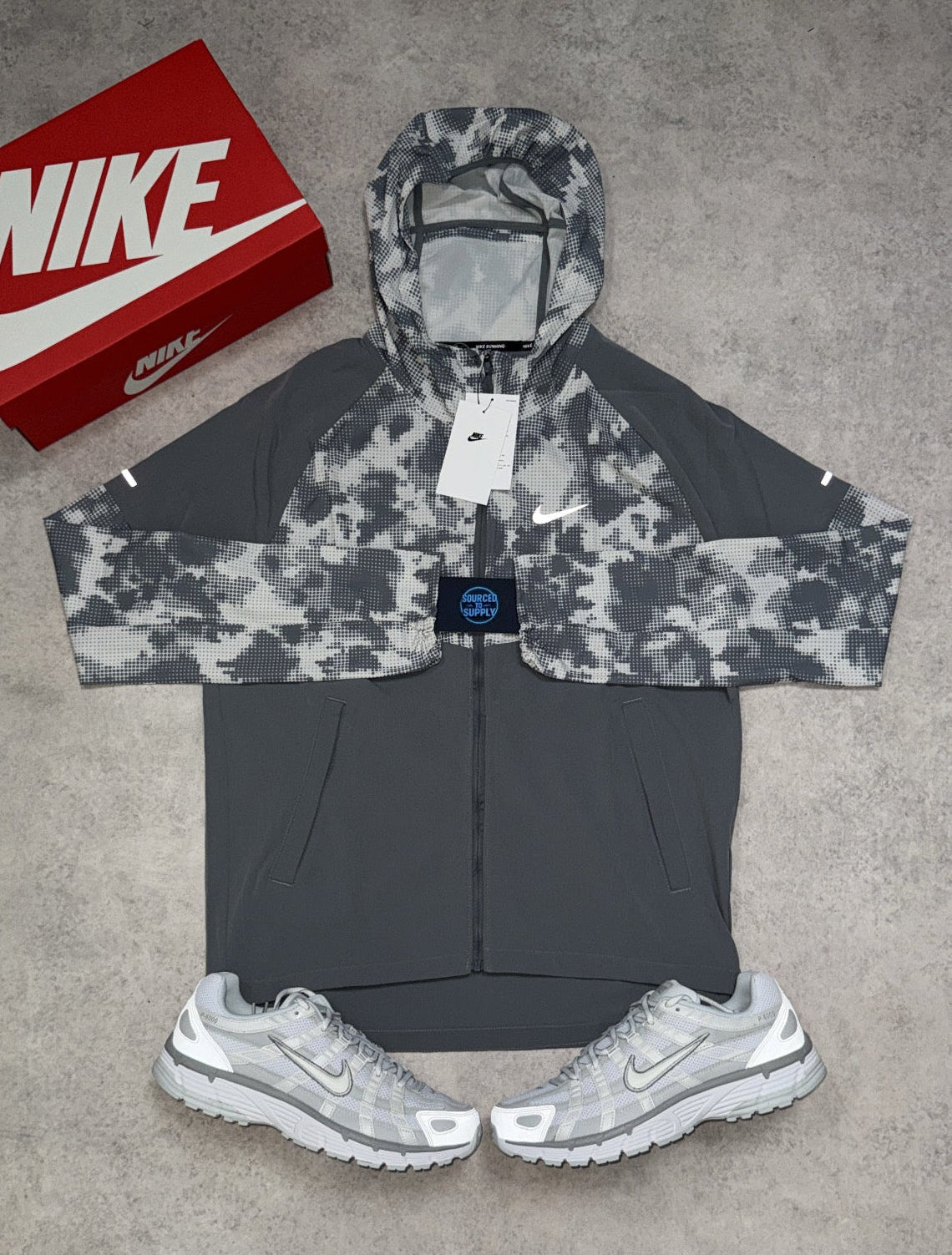 Nike Repel Miller Windrunner Grey Camo