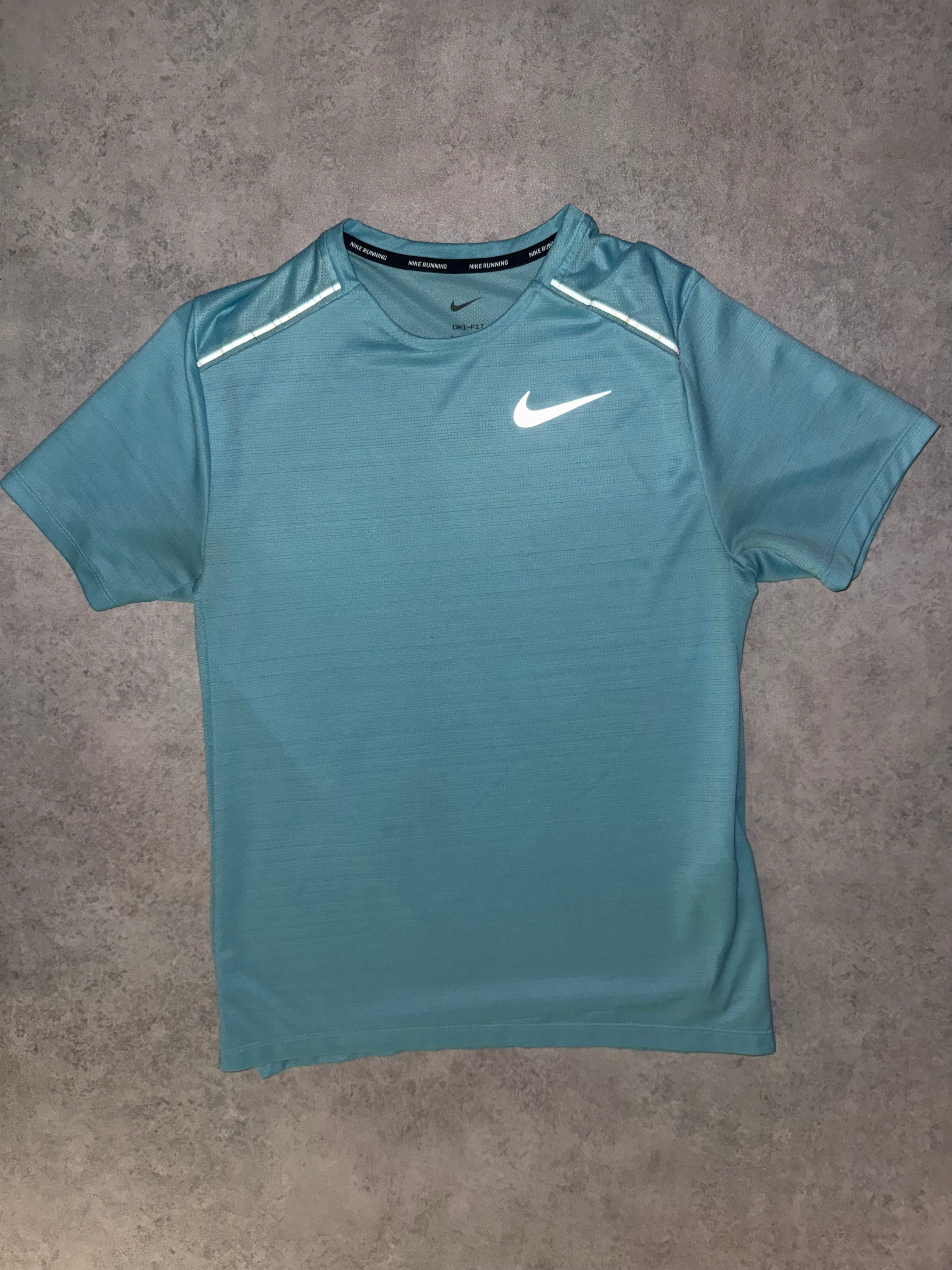 Nike 1.0 Miler T Shirt - Light Blue