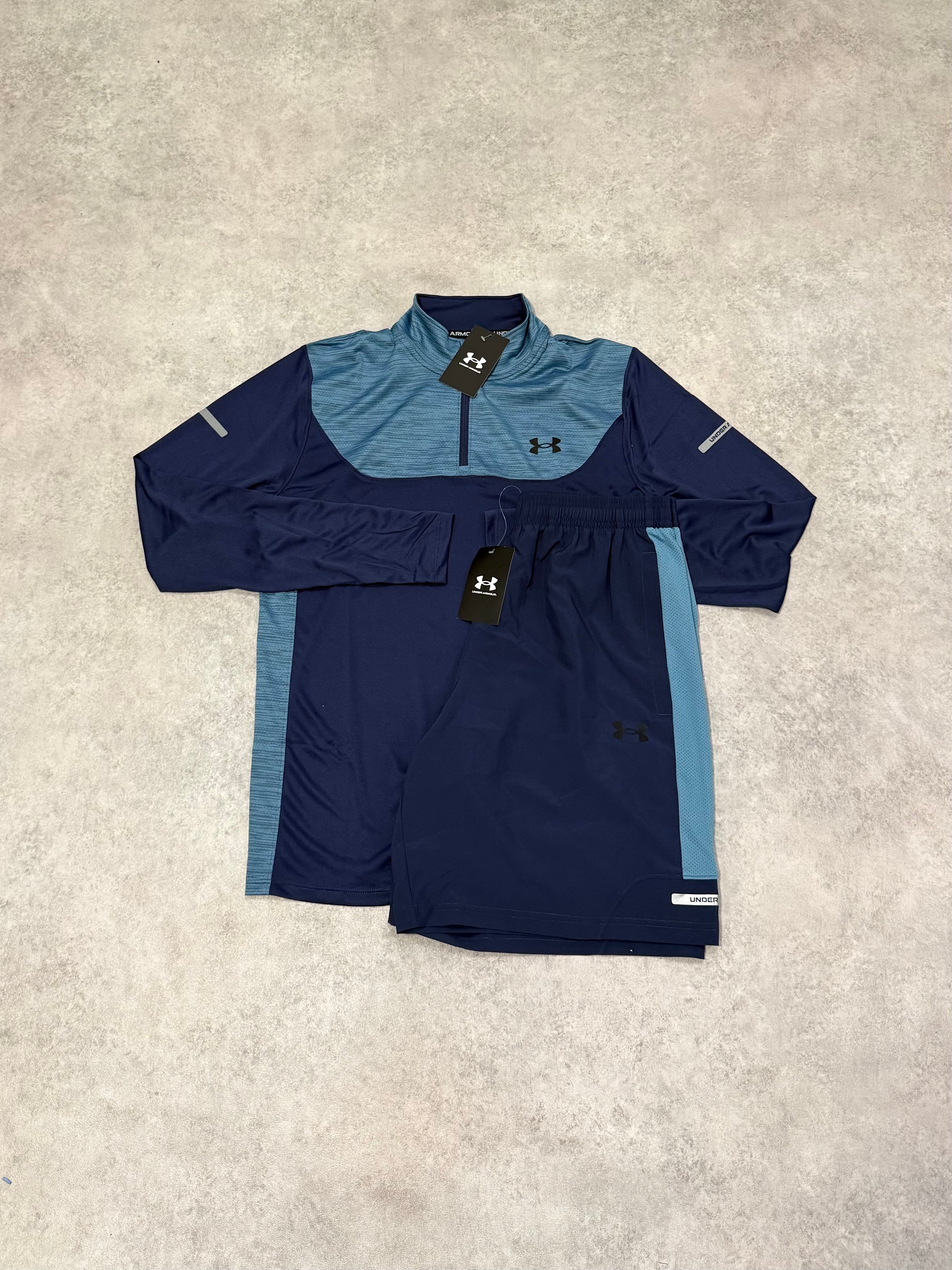 Under Armour 1/4 Zip Set - Blue