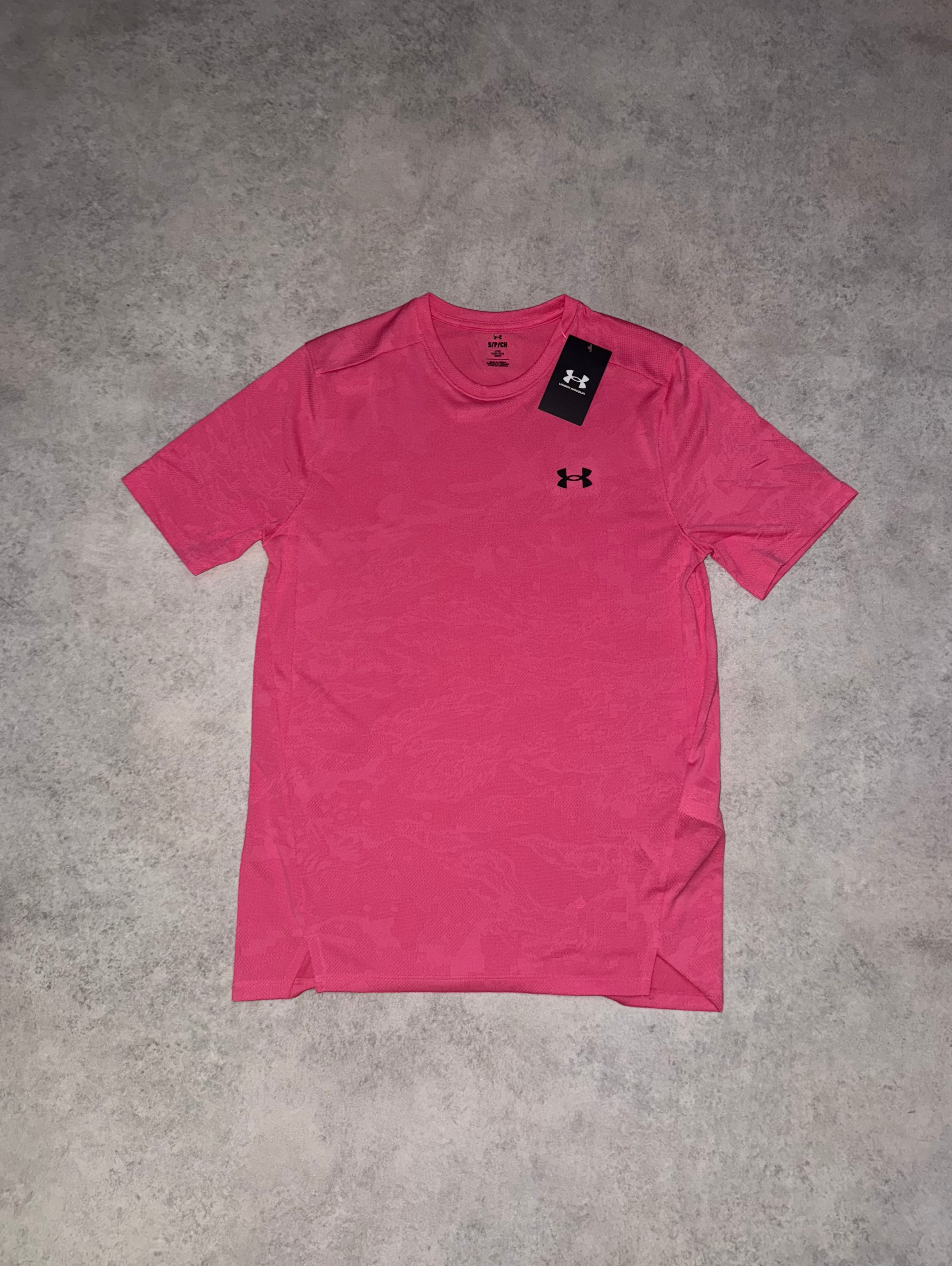 Under Armour Vent Jacquard T Shirt Pink